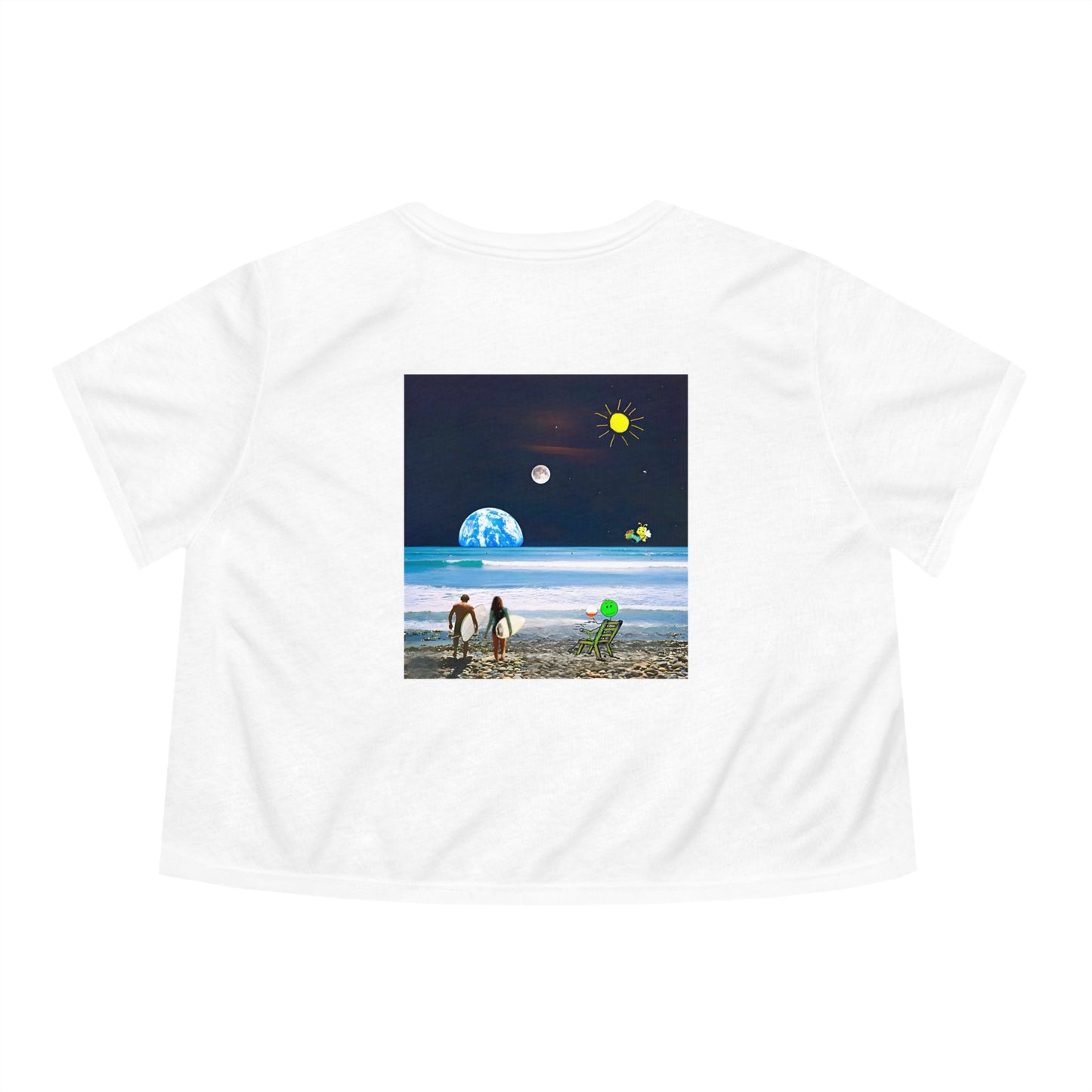 Ramo de OLor X Surf into Space Crop Top