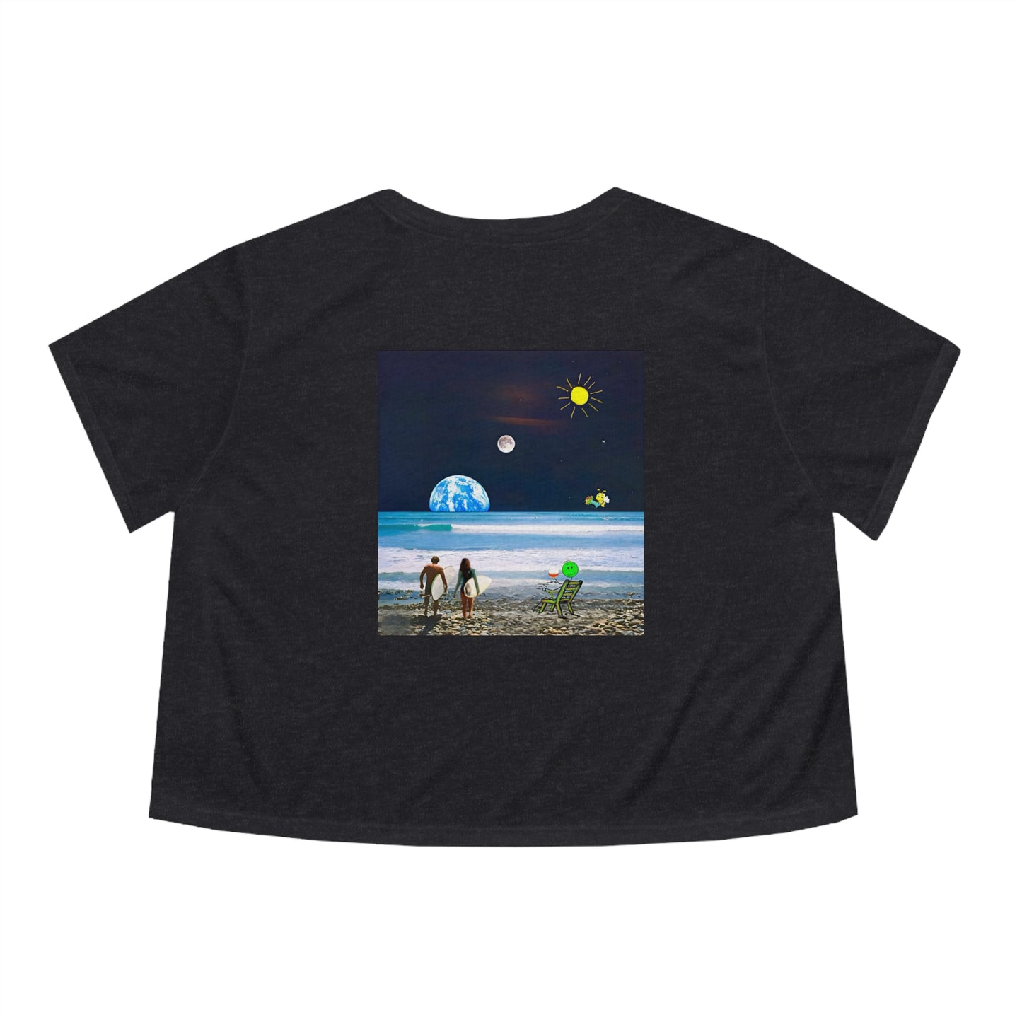 Ramo de OLor X Surf into Space Crop Top